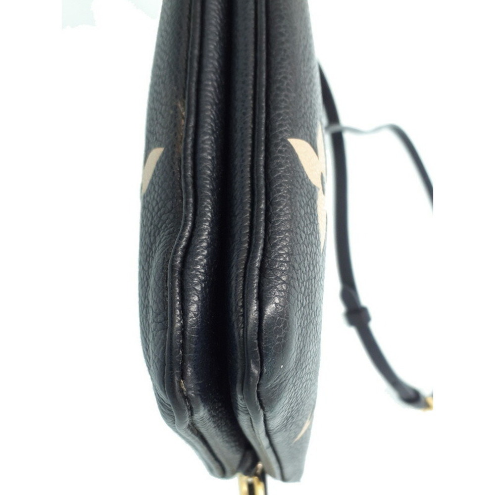 Louis Vuitton Bag Pochette Monogram Zip Shoulder Bicolor Double Empreinte - Picture 8 of 8